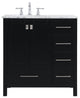 Elegant VF18932BK 32"Single Bathroom Vanity, Black