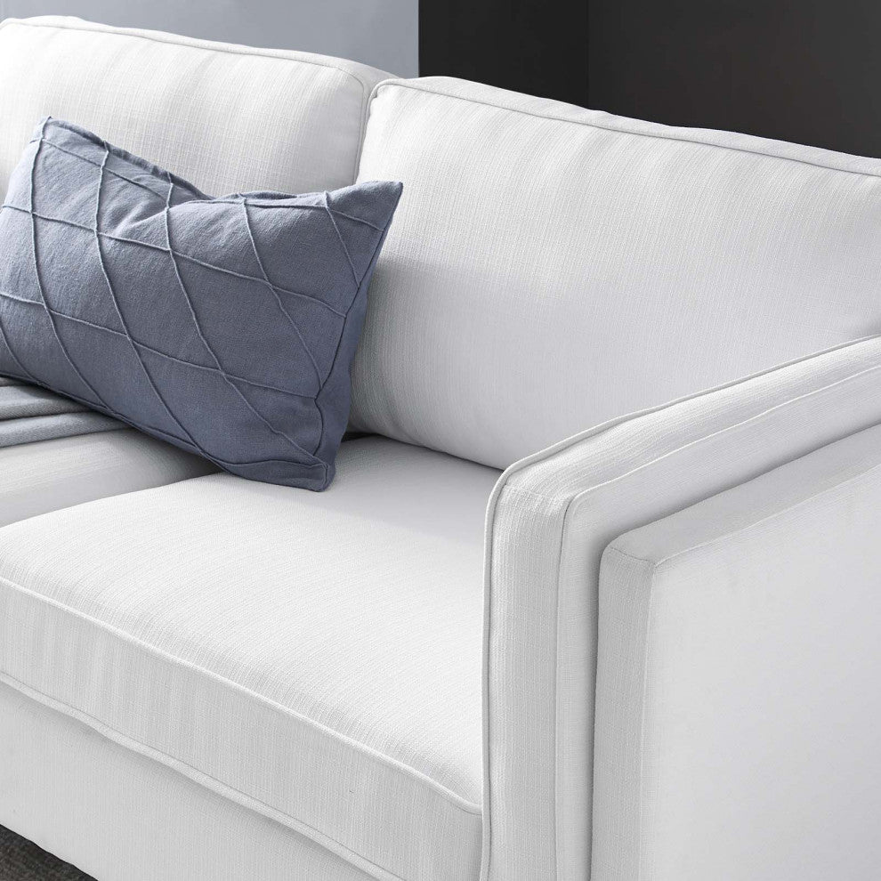 Kaiya Fabric Sofa, White