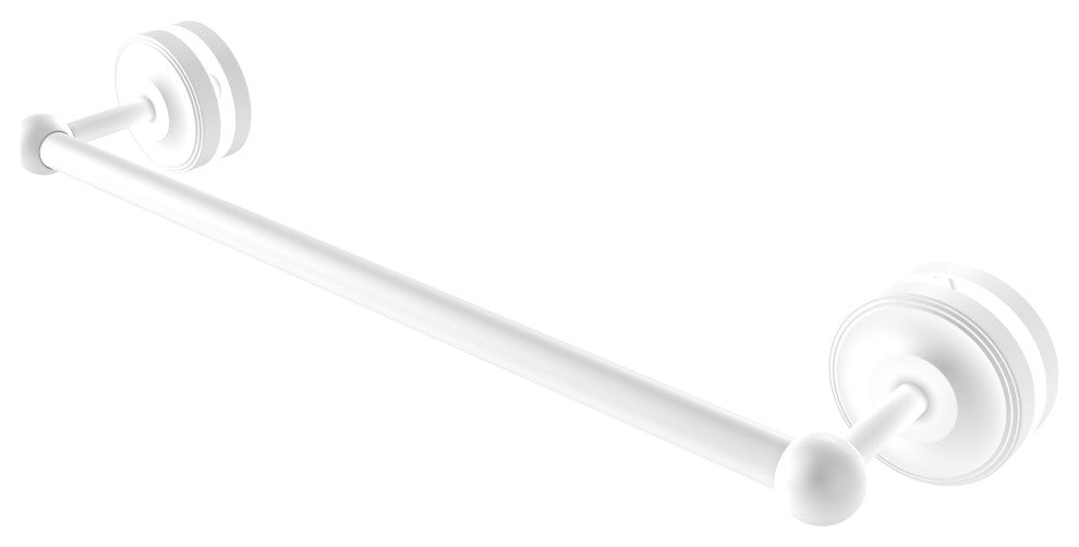 Prestige Regal 18" Shower Door Towel Bar, Matte White