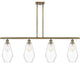 Innovations 516-4I-AB-G652-7 4-Light Island Light, Antique Brass