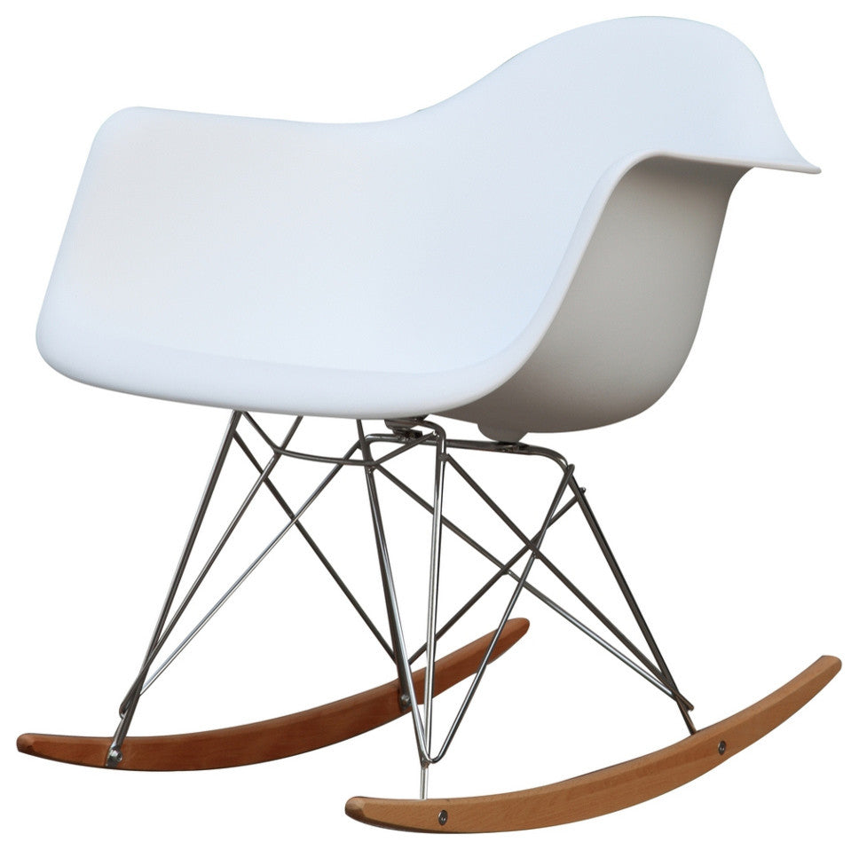 Modern Classics Rocker Arm Chair, White