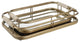 Uttermost Rosea Brushed Gold Trays, Set of 2