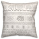 Gray Mudcloth 18x18 Spun Poly Pillow