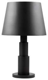 Giustino 3-Light Table Lamp, Matte Black