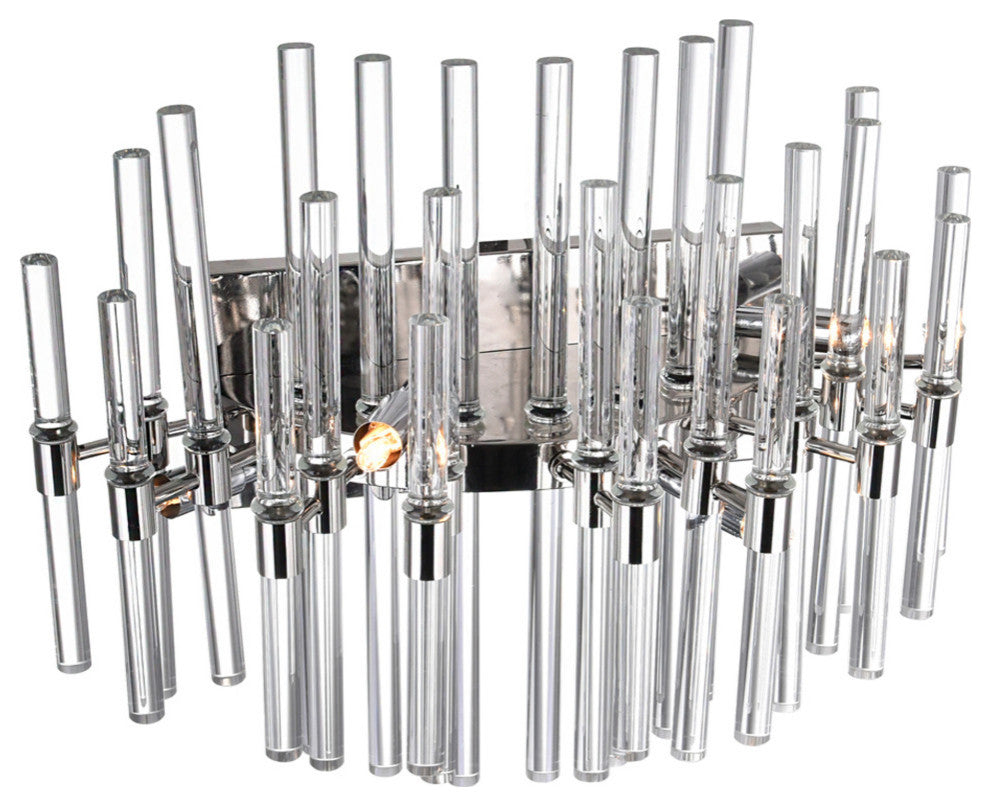 Miroir 4 Light Vanity Light With Polished Nickel Finish