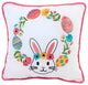 Easter Bunny Egg Wreath Pillow Fabric Home Decor Rabbit C81215868