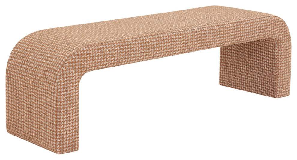 Safavieh Couture Caralynn Upholstered Bench, Brown