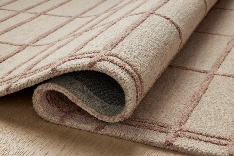 Chris Loves Julia x Loloi Bradley Rose / Blush 7'-9" x 9'-9" Area Rug
