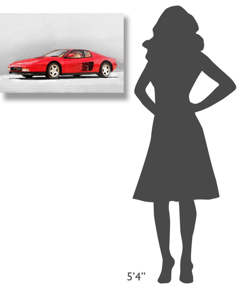 "1983 Ferrari 512 Testarossa" Fine Art Print