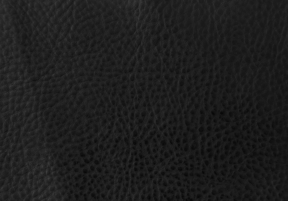 HomeRoots 32" x 32" x 88" Black Metal Foam LeatherLook Barstool 2pcs