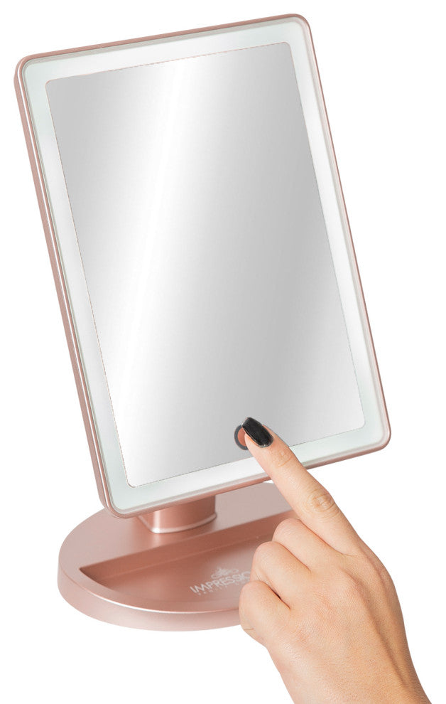 Touch Infinity Makeup Mirror, Rose Gold
