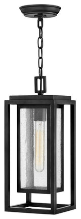 Republic Medium Hanging Lantern in Black