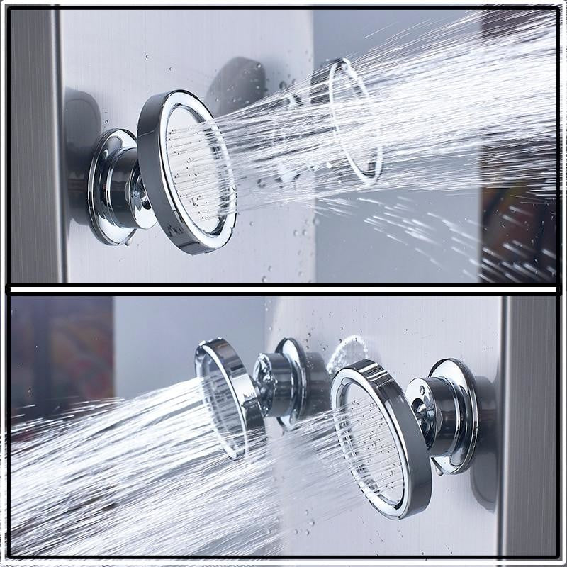 6-Function Shower Column LED Shower Panel With Massage Jets