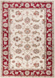 Avalon 5613 Ivory and Red Mahal Rug, 5'3"x7'7"