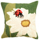 Frontporch Ladybug "Machine Washable" Indoor/Outdoor Pillow