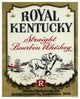 "Royal Kentucky Straight Bourbon Whiskey" Print by Vintage Booze Labels, 15"x18"