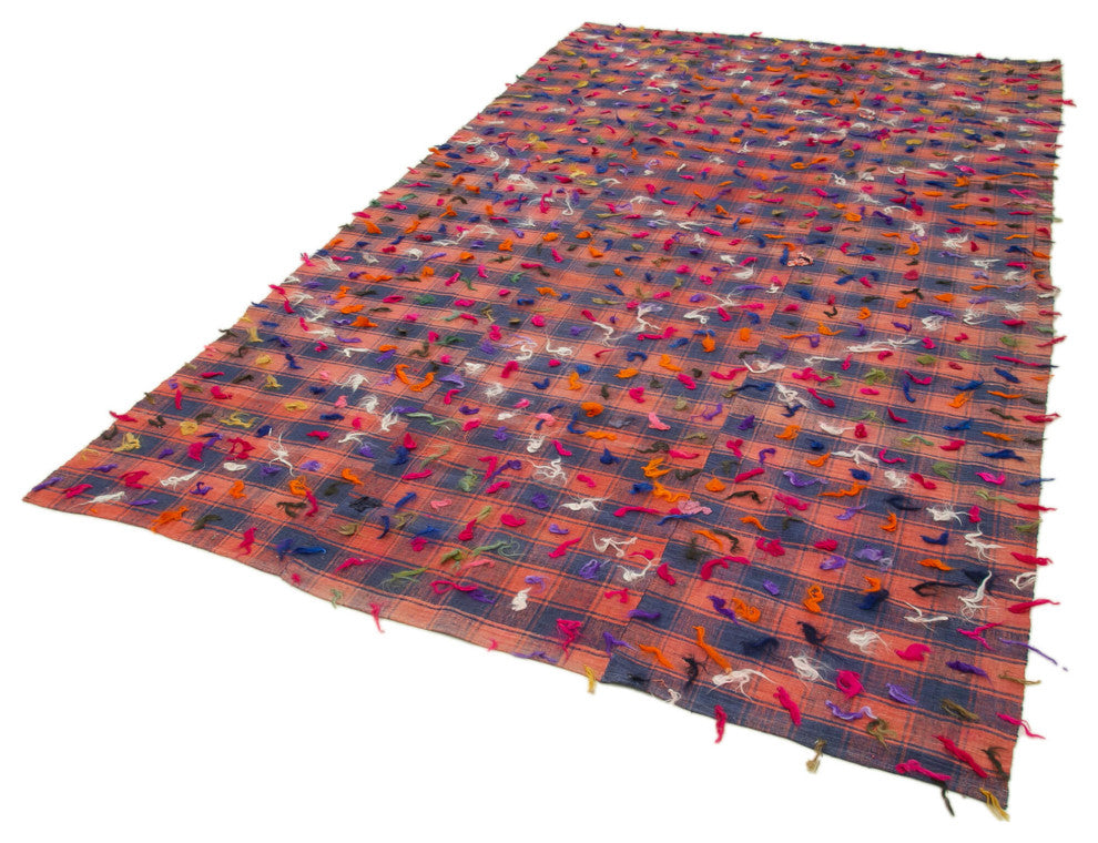Rug N Carpet - Handwoven Turkish 5' 11'' x 10' 6'' Rustic Kilim Rug