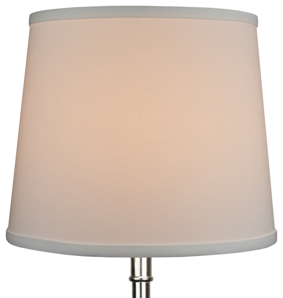 Fenchel Shades 10"x12"x10" Empire Lamp Shade, Linen White