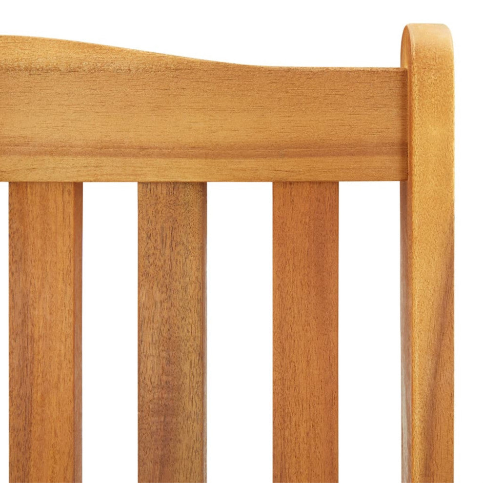 Vidaxl Rocking Chair With Cushions Solid Acacia Wood