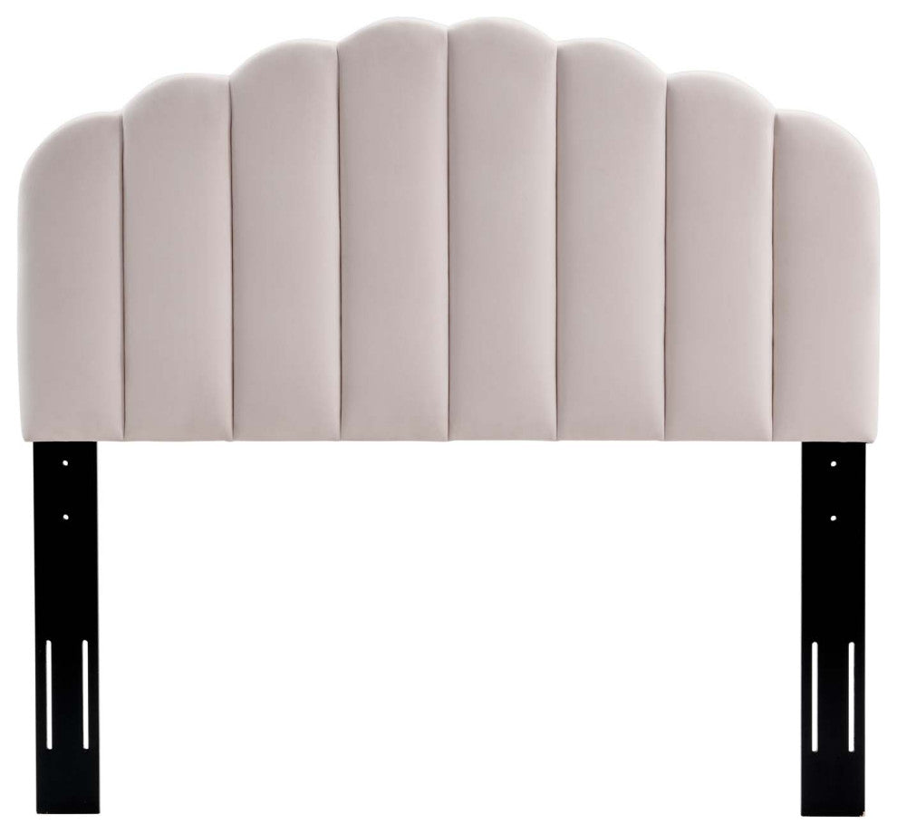 Veronique Full/Queen Performance Velvet Headboard-Pink