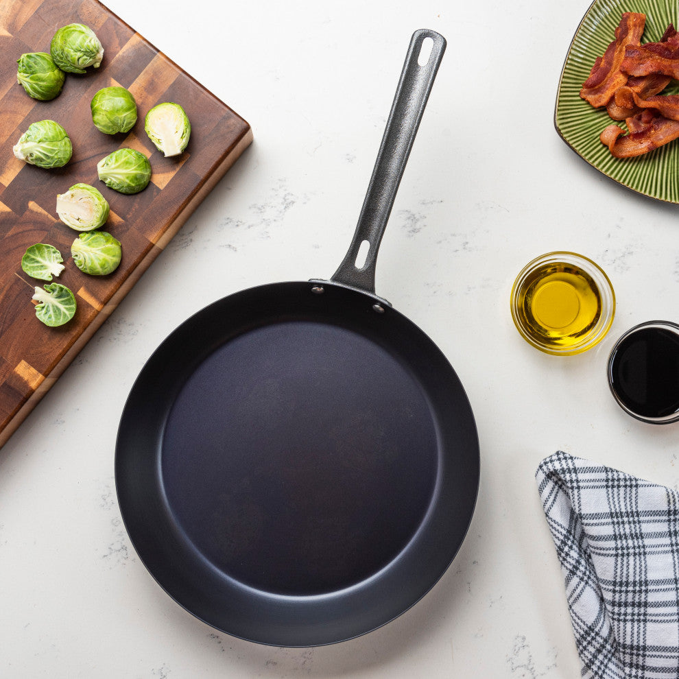 Blue Steel 12" Fry Pan