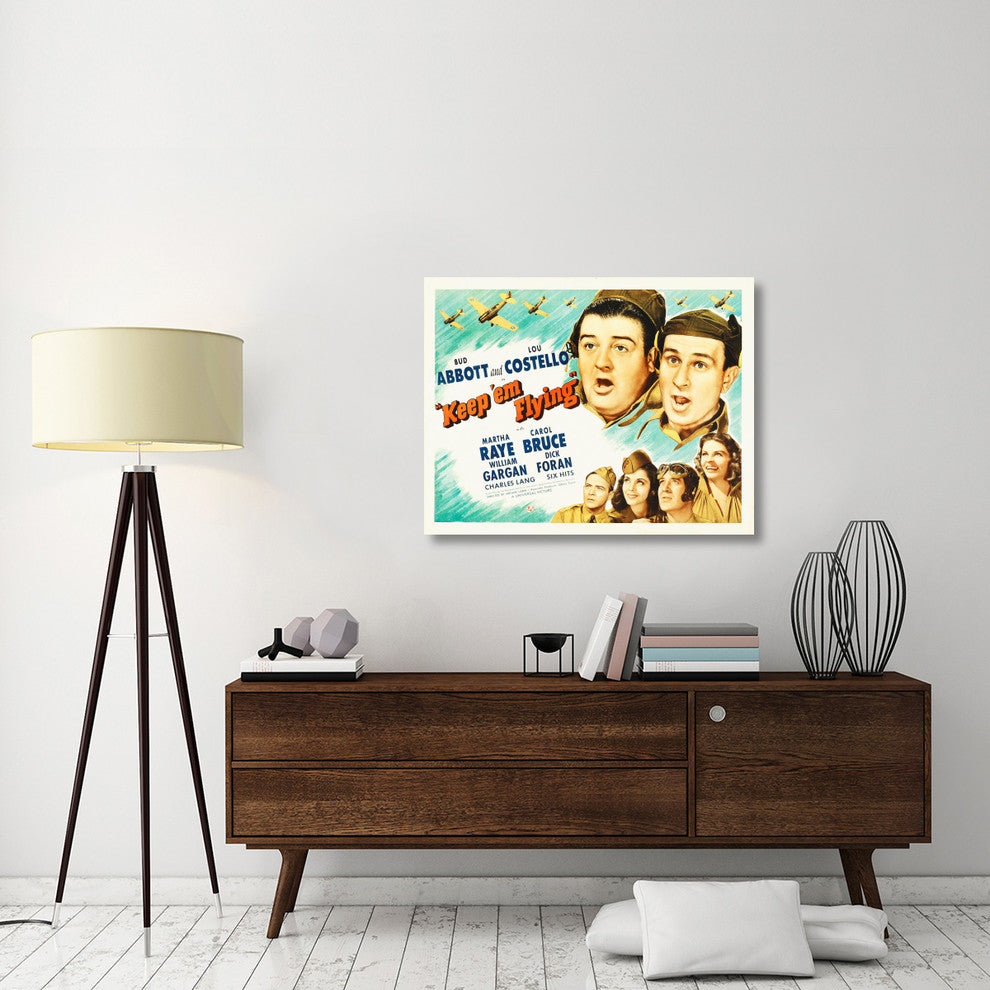 "Abbott & Costello - Keep 'em Flying" Canvas by Hollywood Photo Archive, 40x31"