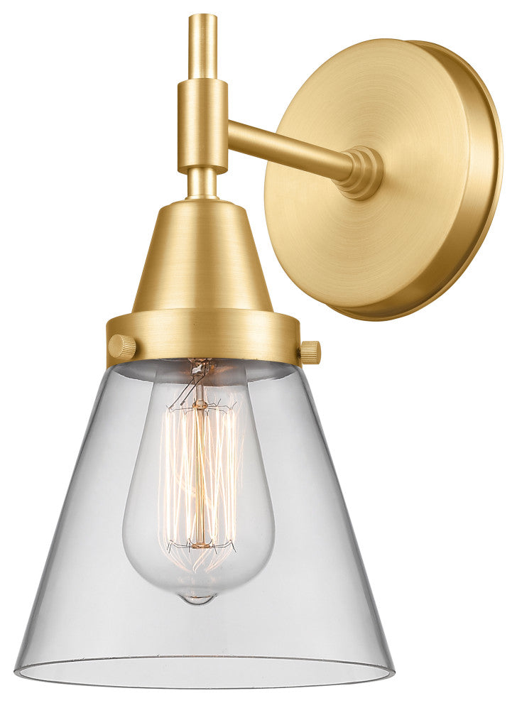 Innovations 447-1W-SG-G62-LED 1-Light Sconce, Satin Gold