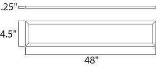 Maxim 88904 SL 48" LED Under Cabinet Light - Bronze