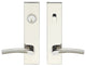 Phoenix Lever Tubular Entry Single Cylinder, LH, Polished/Satin Stainless Steel