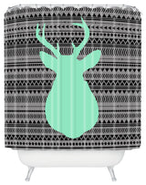 Deny Designs Allyson Johnson Deer And Aztec Shower Curtain