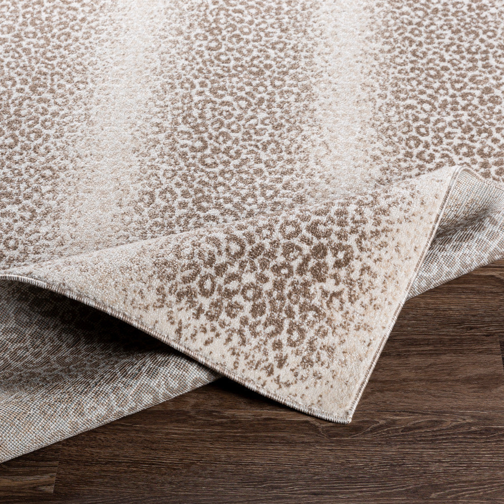 Surya Positano PSN-2312 7'10"x10' Rug, Ivory/White/Camel/Dark Brown