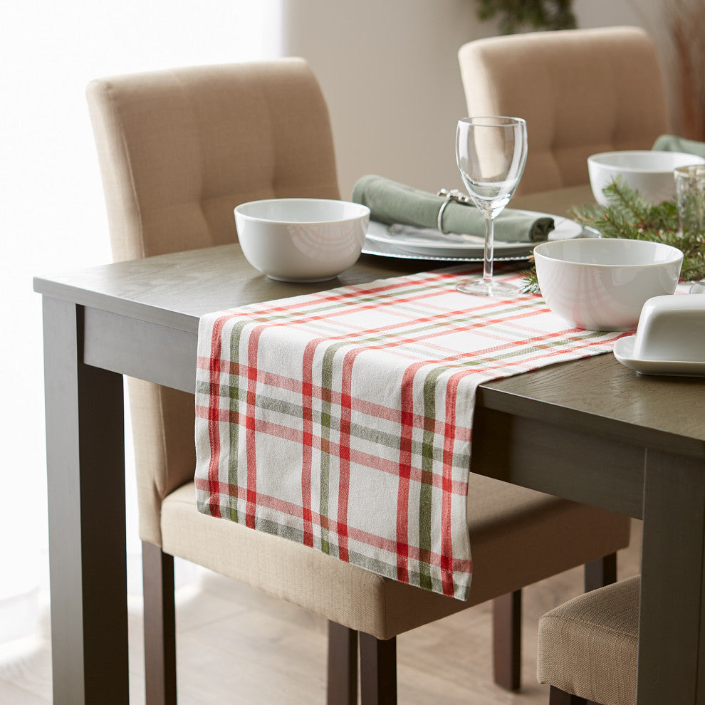 DII Kitchen & Tabletop Jolly Tree Collection Table Runner 14x108"