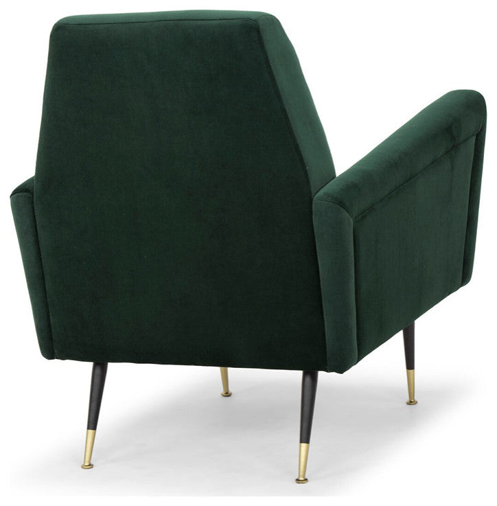 Victor Emerald Green Fabric Occasional Chair