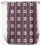 Li'l Boxes Dusty Purple 70" w x 73" h Shower Curtain