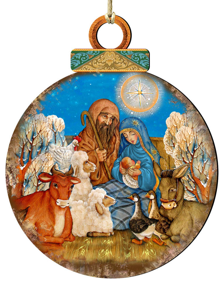 Nativity Ornament Ball