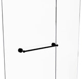Dottingham 18" Shower Door Towel Bar, Matte Black