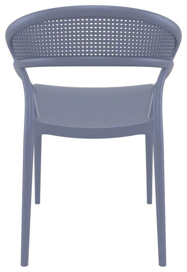 Sunset Dining Chair Dark Gray, Set of 2