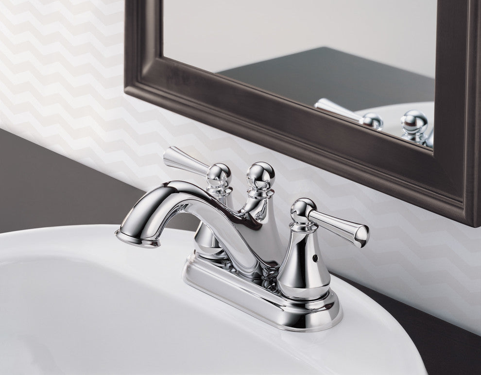 Delta Haywood Two Handle Centerset Bathroom Faucet, Chrome, 25999LF