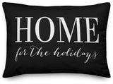 Home for the Holidays 14"x20" Throw Pillow