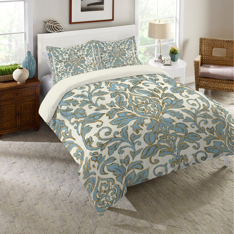 Antique Damask Queen Comforter