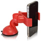 Furinno Ip11-Pi Easy Mount Suction Universal Car Phone, Mount Holder, Red