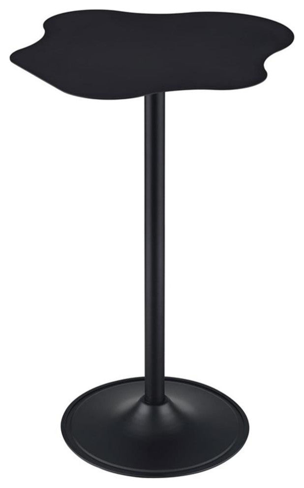 Coaster Keanu Modern Metal Pedestal Cloud-Shaped Top Bar Table in Black