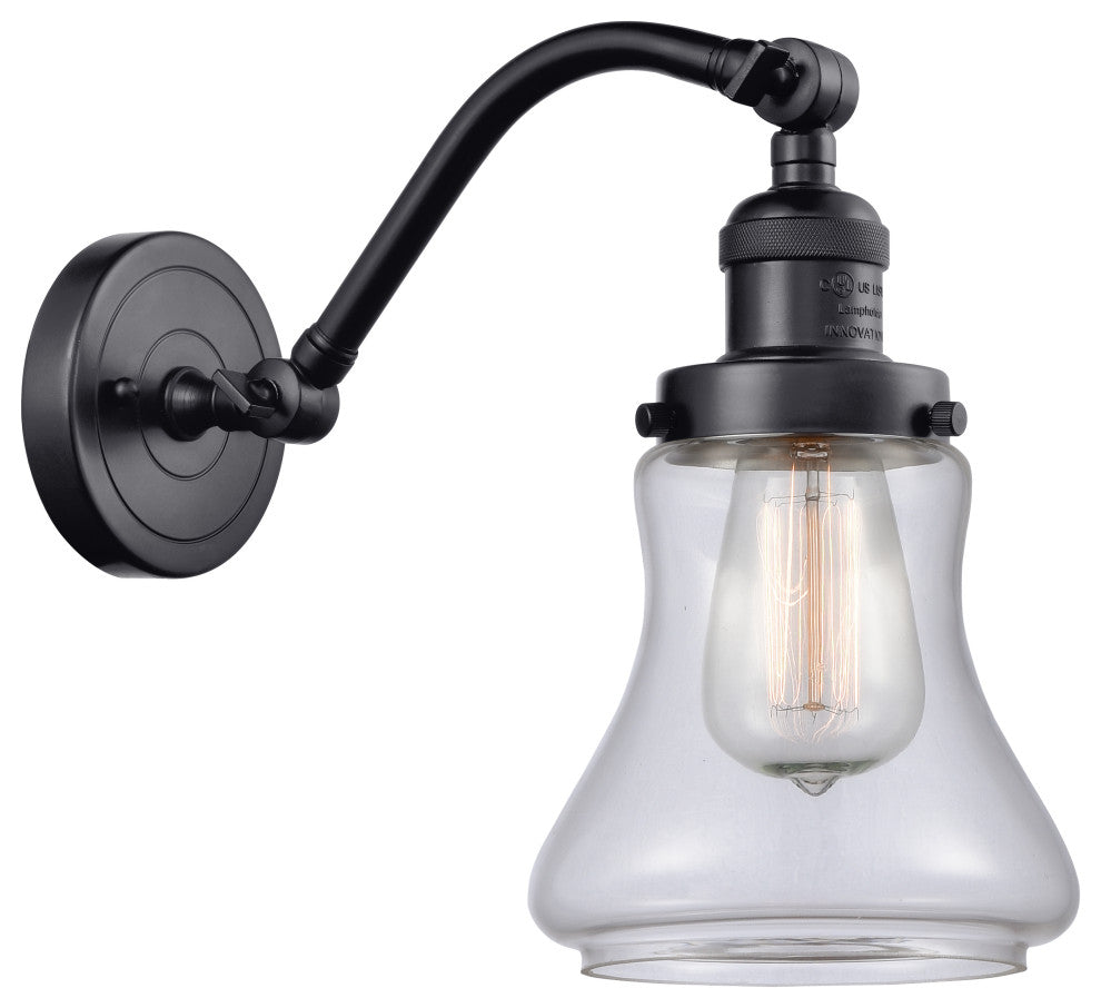 INNOVATIONS LIGHTING 515-1W-BK-G192 Bellmont 1 Light Sconce