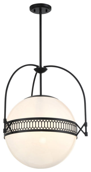 Thornhill 3-Light Pendant, Matte Black