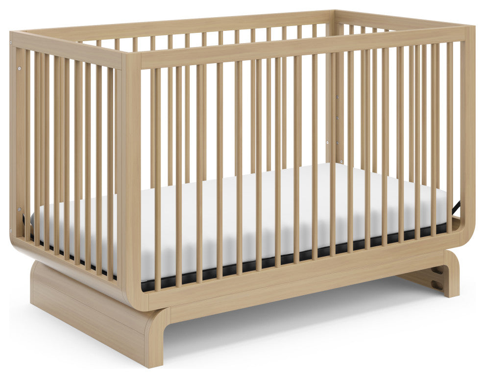 Storkcraft Santorini Deluxe 5-in-1 Convertible Crib, Driftwood