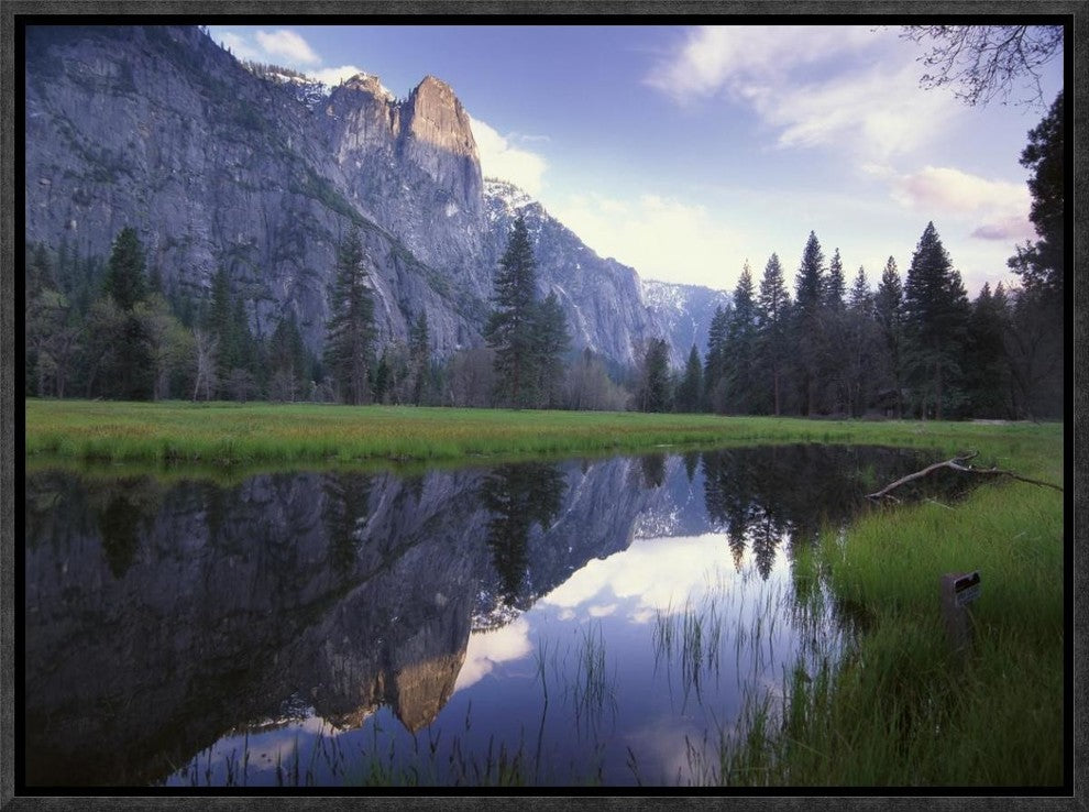 Sentinel Rock, Reflected In Water, Yosemite National Park, California, 16"x12"