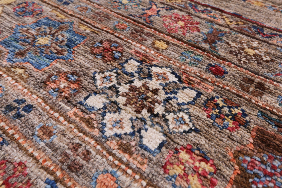 Super Kazak Khorjin Handmade Wool Rug 3' 4" X 5' 1" Q10043