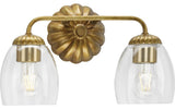 Quillan Collection Transitional Bath and Vanity Light, Gold Ombre
