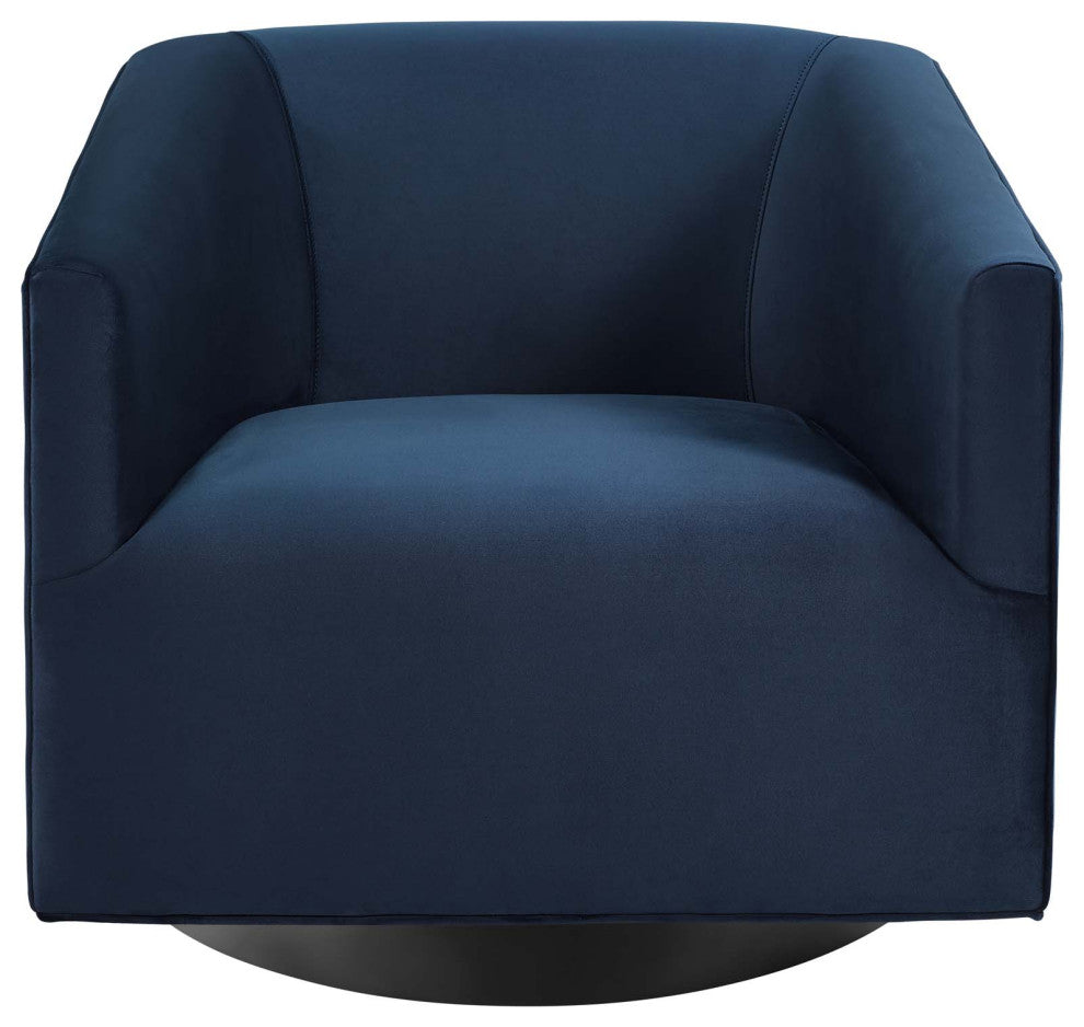 Accent Chair, Set of 2, Velvet, Dark Blue, Modern, Living Lounge Hospitality