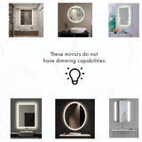 Luminous LED Mirror, 48"x36"x1.75"